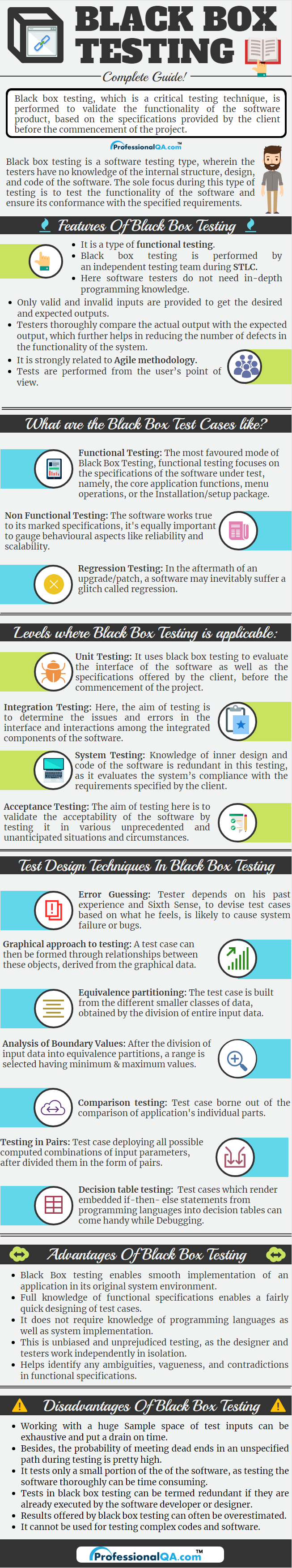 Black Box Testing Infographics